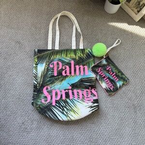 Tropical Palm Springs Tote Bag Set